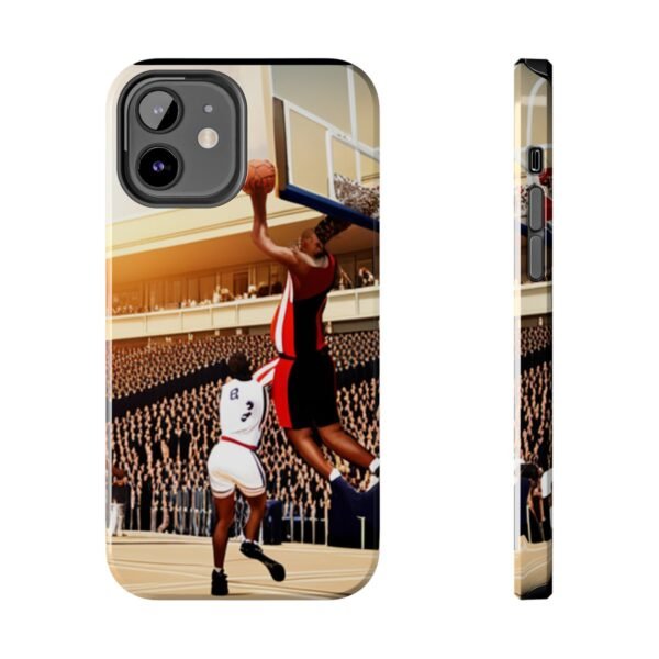 Arena Basketball with A Player Dunking Tough Phone Cases - Image 30