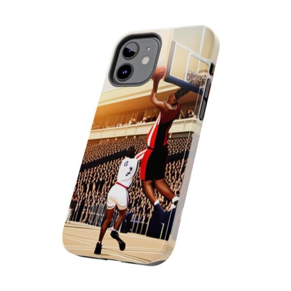 Arena Basketball with A Player Dunking Tough Phone Cases - Image 32