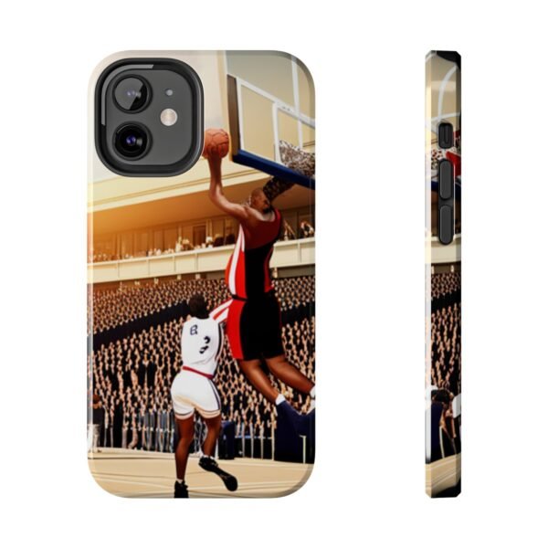 Arena Basketball with A Player Dunking Tough Phone Cases - Image 36