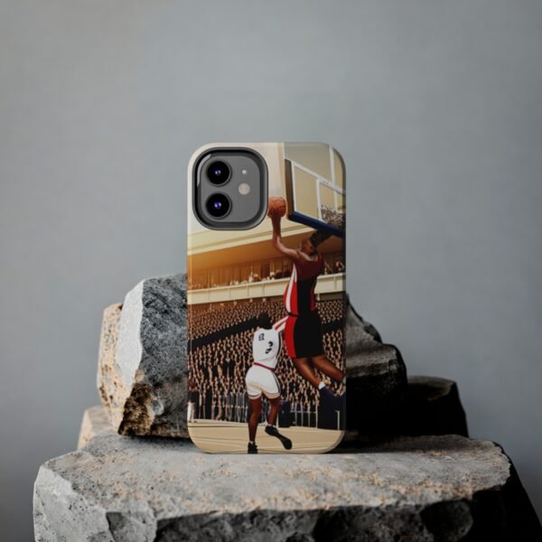 Arena Basketball with A Player Dunking Tough Phone Cases - Image 40