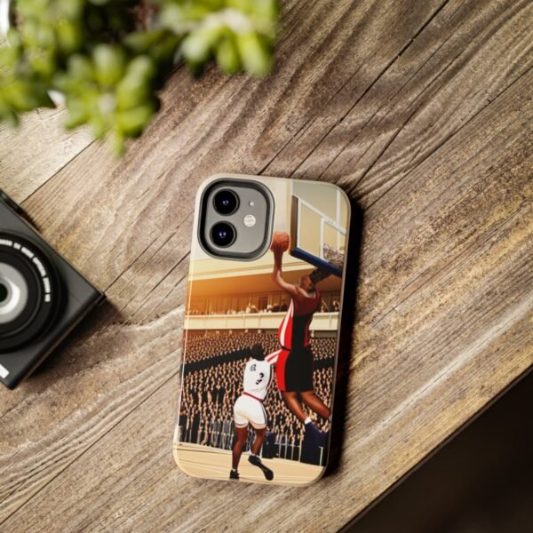 Arena Basketball with A Player Dunking Tough Phone Cases - Image 41
