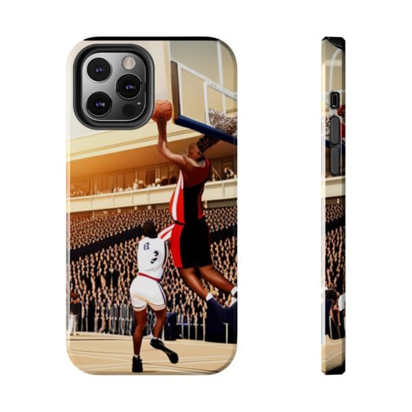 Arena Basketball with A Player Dunking Tough Phone Cases - Image 42