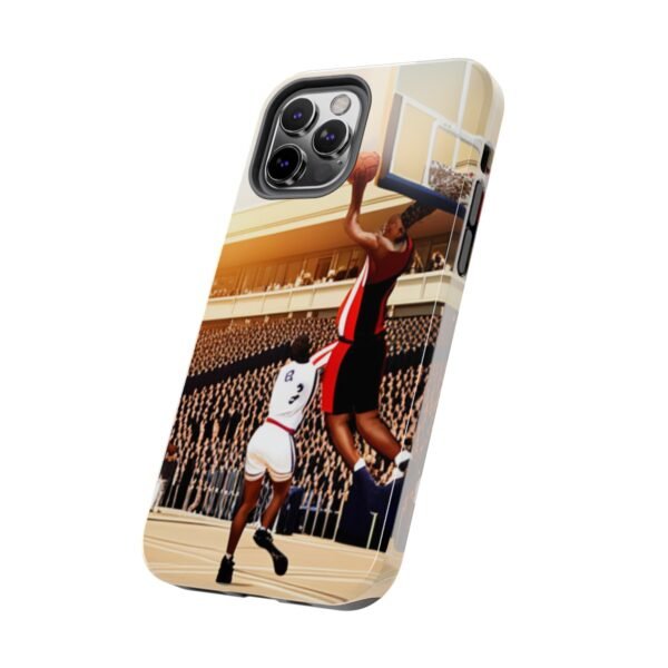 Arena Basketball with A Player Dunking Tough Phone Cases - Image 44