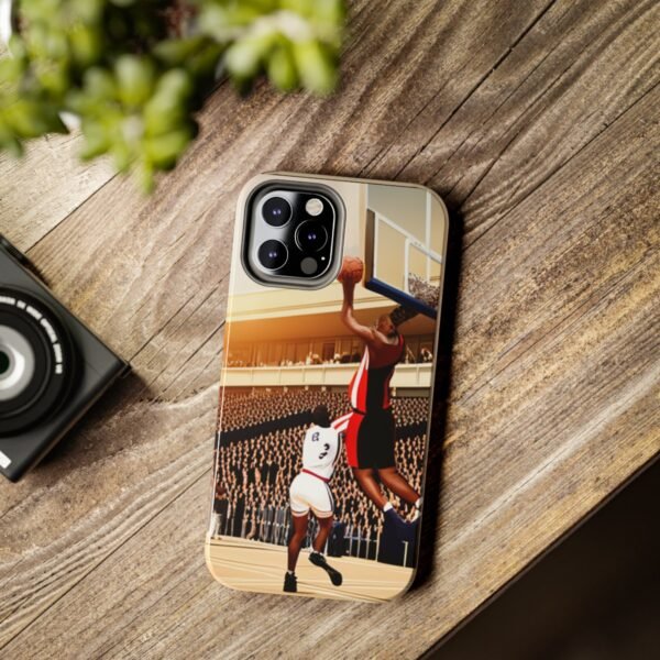 Arena Basketball with A Player Dunking Tough Phone Cases - Image 47