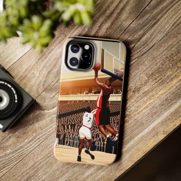 Arena Basketball with A Player Dunking Tough Phone Cases - Image 53