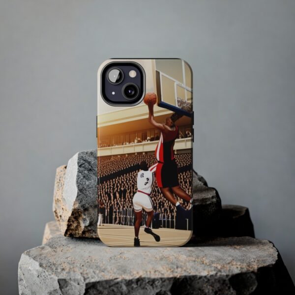 Arena Basketball with A Player Dunking Tough Phone Cases - Image 58