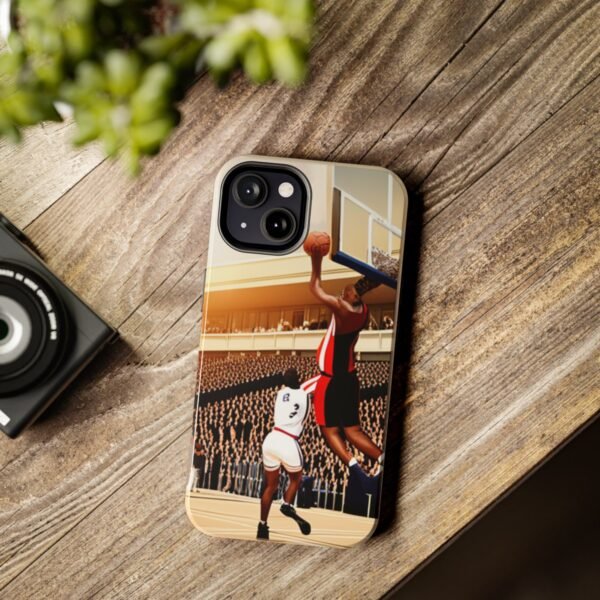 Arena Basketball with A Player Dunking Tough Phone Cases - Image 59