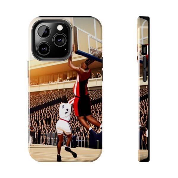 Arena Basketball with A Player Dunking Tough Phone Cases - Image 66