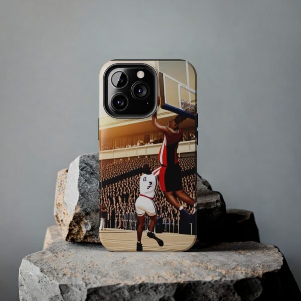 Arena Basketball with A Player Dunking Tough Phone Cases - Image 70