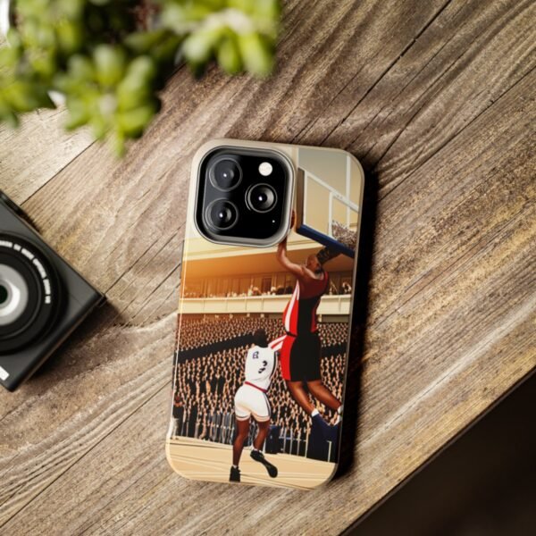 Arena Basketball with A Player Dunking Tough Phone Cases - Image 71
