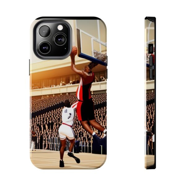 Arena Basketball with A Player Dunking Tough Phone Cases - Image 72