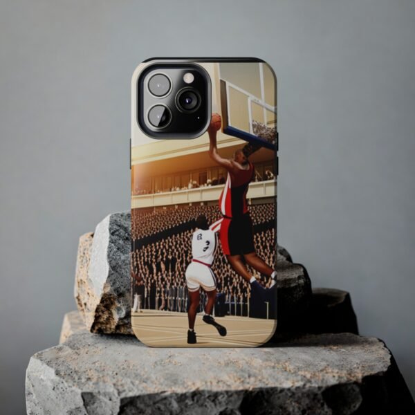 Arena Basketball with A Player Dunking Tough Phone Cases - Image 76