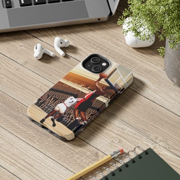 Arena Basketball with A Player Dunking Tough Phone Cases - Image 79