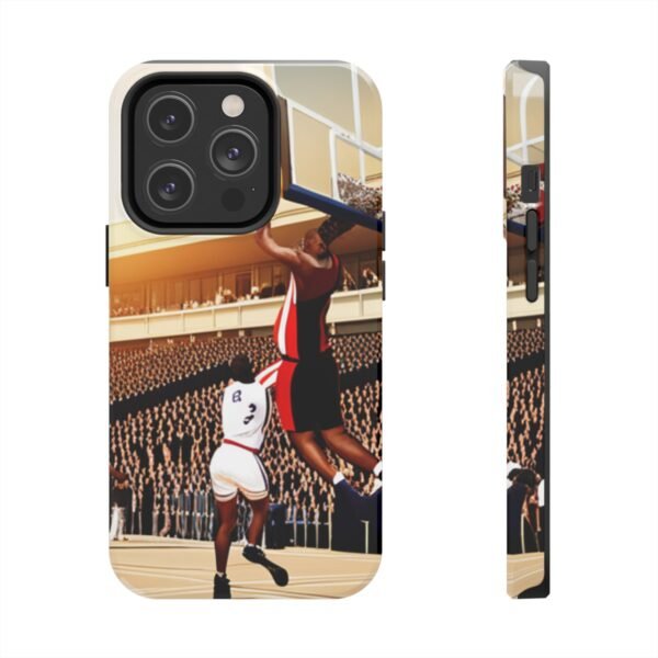 Arena Basketball with A Player Dunking Tough Phone Cases - Image 80