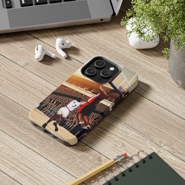 Arena Basketball with A Player Dunking Tough Phone Cases - Image 81