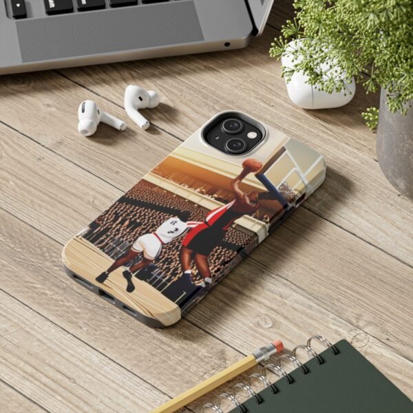 Arena Basketball with A Player Dunking Tough Phone Cases - Image 85