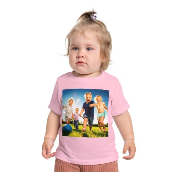 Baby Playing and Having fun  Short Sleeve T-Shirt - Image 3