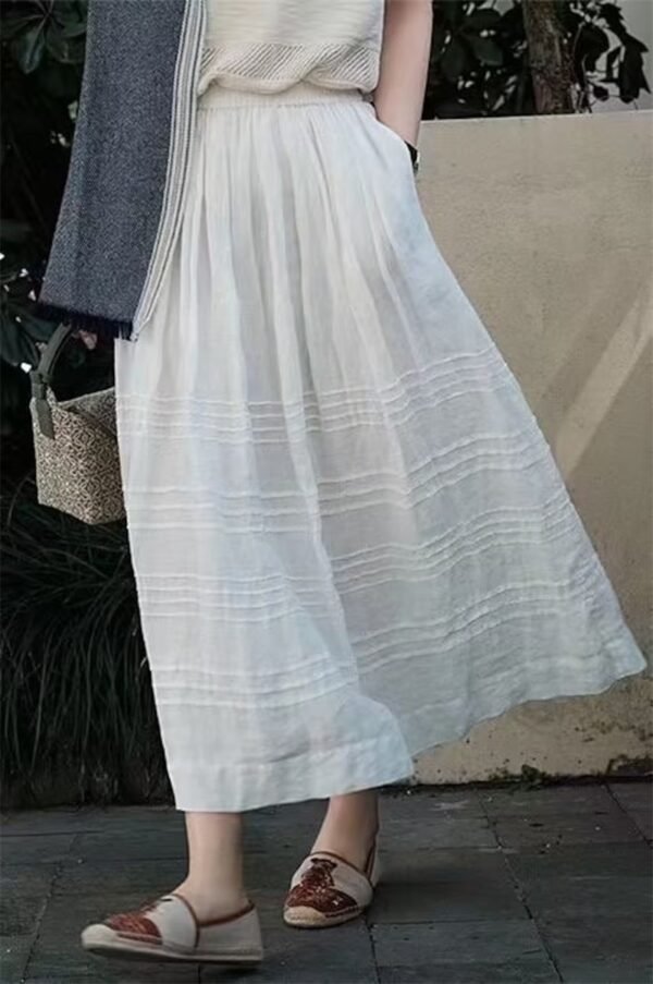 Women's Fashion Temperament Solid Color Skirt - Image 7