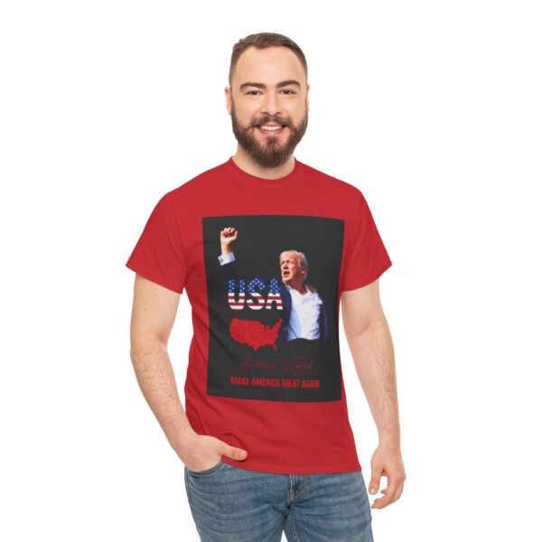 Fight Fight Trump Attempted Assignation America Is Red T-shirt - Image 149