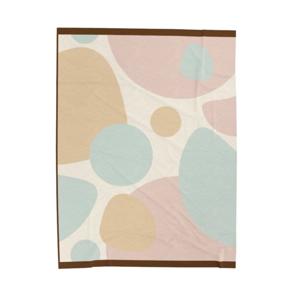 Stunning Circular Shapes Beautiful Velveteen Plush Blanket. - Image 17