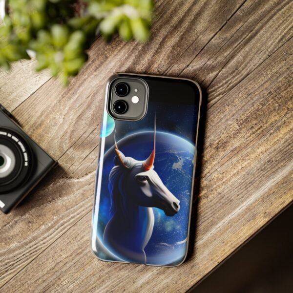 Unicorn in Space Beautiful Tough Phone Cases - Image 3