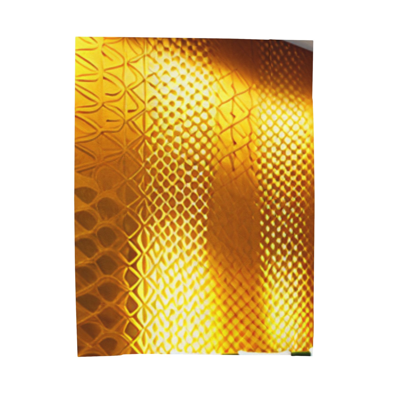 Gold Patterned Beautiful Cozy Velveteen Plush Blanket - Image 18