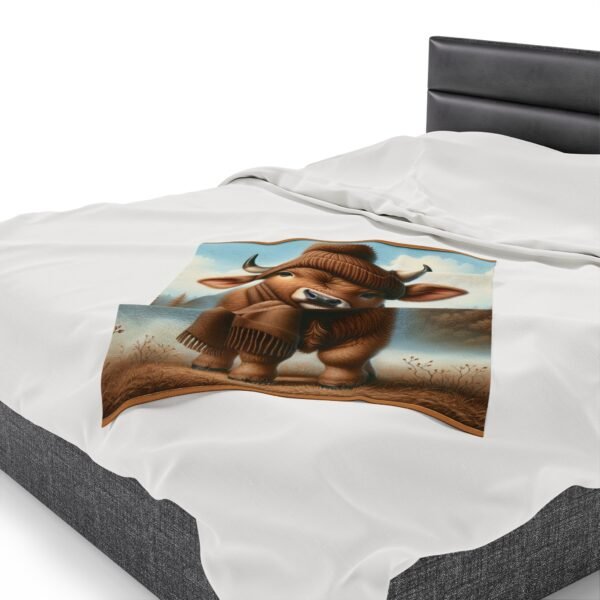 Summer Love Cute Cow Pattern Soft Blanket for Home & Office, Bedroom Accessories Blankets Velveteen Plush Blanket - Image 5