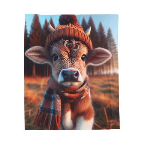 Summer Love Cow Pattern Soft Blanket for Home & Office, Bedroom Accessories Blankets Velveteen Plush Blanket - Image 9