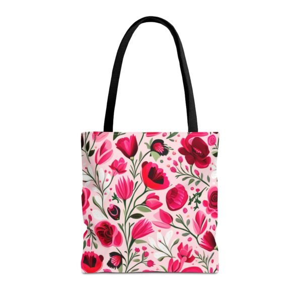 Your Everyday Floral Gym, Work, Grocery, Library, Diaper, Gift Tote Bag (AOP) - Image 5