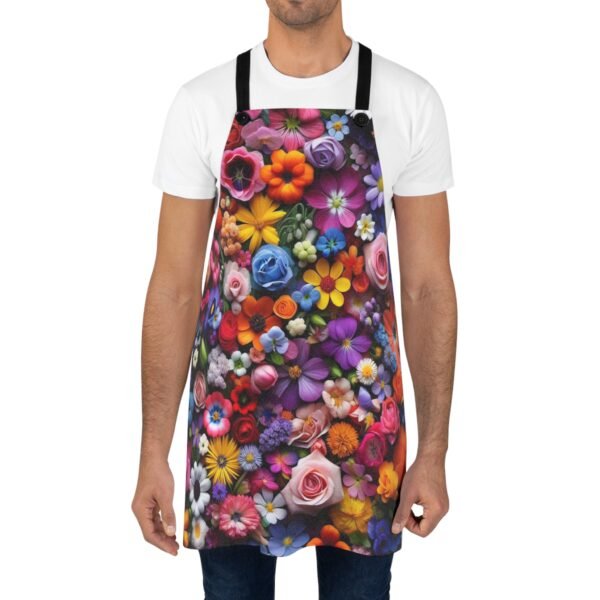 Garden Flowers Of All Colors Apron (AOP) - Image 2