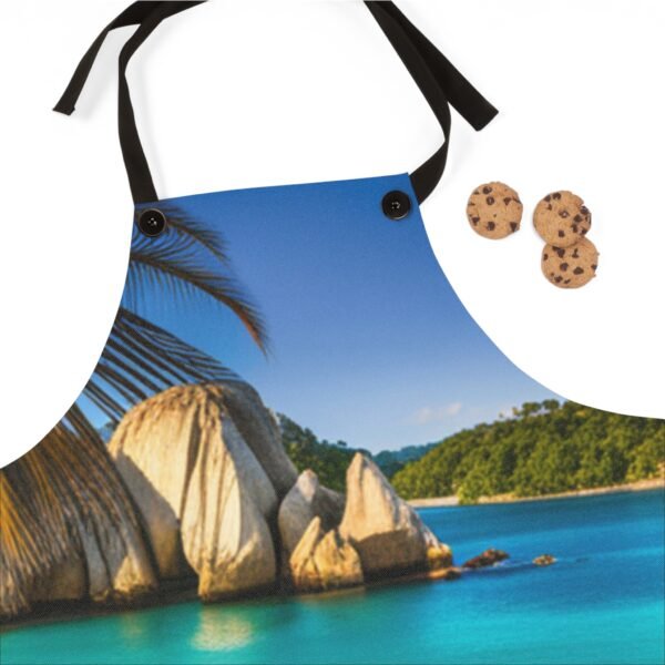 Caribbean Island Beach Gorgeous Beautiful Apron (AOP) - Image 4