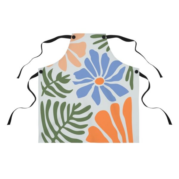 Beautiful Floral Rustic Flowers and Leaves Apron (AOP) - Image 3