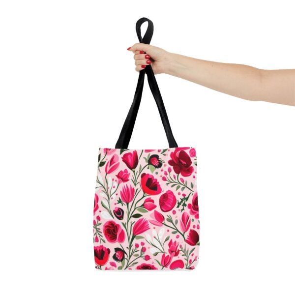 Your Everyday Floral Gym, Work, Grocery, Library, Diaper, Gift Tote Bag (AOP) - Image 7