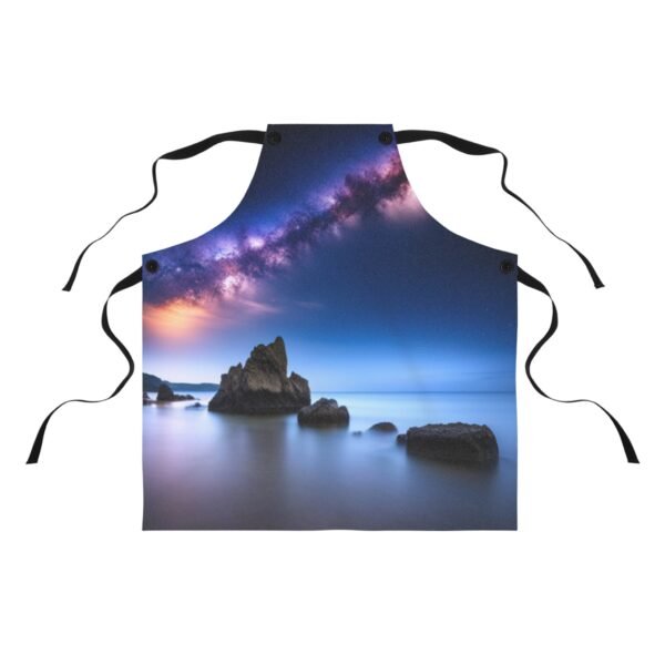 Night Sky Scenery Beautiful Apron (AOP) - Image 3