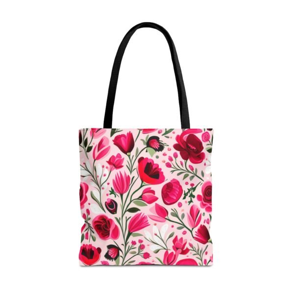 Your Everyday Floral Gym, Work, Grocery, Library, Diaper, Gift Tote Bag (AOP) - Image 2