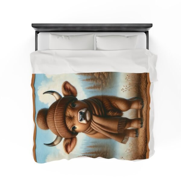 Summer Love Cute Cow Pattern Soft Blanket for Home & Office, Bedroom Accessories Blankets Velveteen Plush Blanket - Image 4