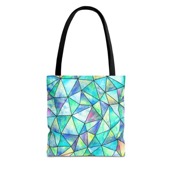 Green and Blue Everyday Gym, Work, Grocery, Library, Diaper, Gift Tote Bag (AOP)