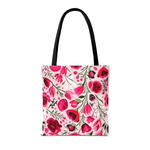 Your Everyday Floral Gym, Work, Grocery, Library, Diaper, Gift Tote Bag (AOP) - Image 6