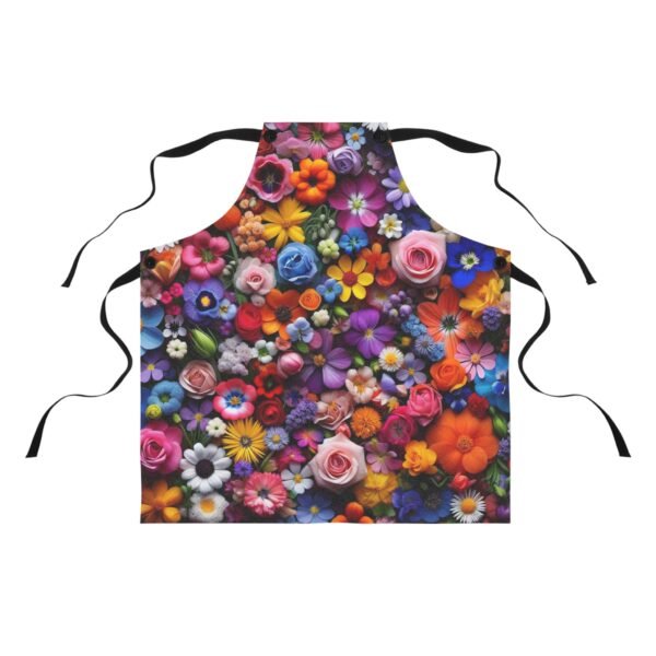 Garden Flowers Of All Colors Apron (AOP) - Image 3