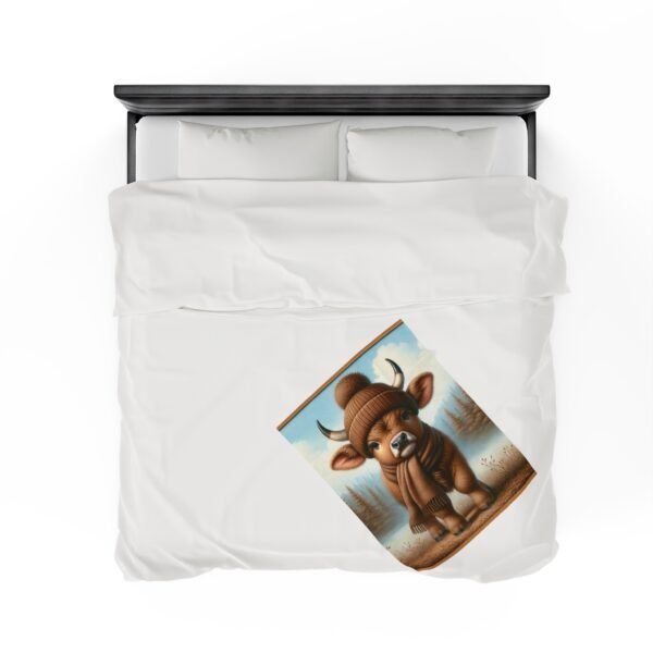 Summer Love Cute Cow Pattern Soft Blanket for Home & Office, Bedroom Accessories Blankets Velveteen Plush Blanket - Image 6