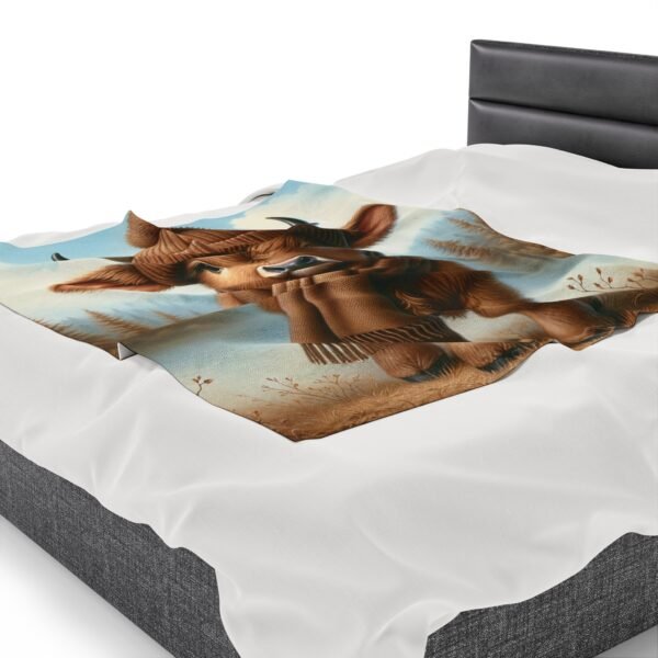 Summer Love Cute Cow Pattern Soft Blanket for Home & Office, Bedroom Accessories Blankets Velveteen Plush Blanket - Image 7