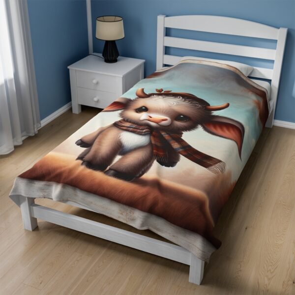 The Cutest Cow Soft Blanket for Home & Office, Bedroom Accessories Blankets Velveteen Plush Blanket