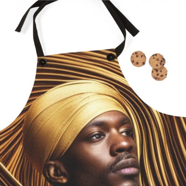 Black King Beautiful Apron (AOP) - Image 4