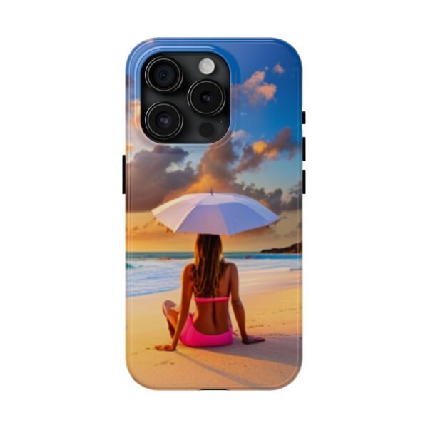 Beautiful Lady On The Beach Tough Phone Cases - Image 32