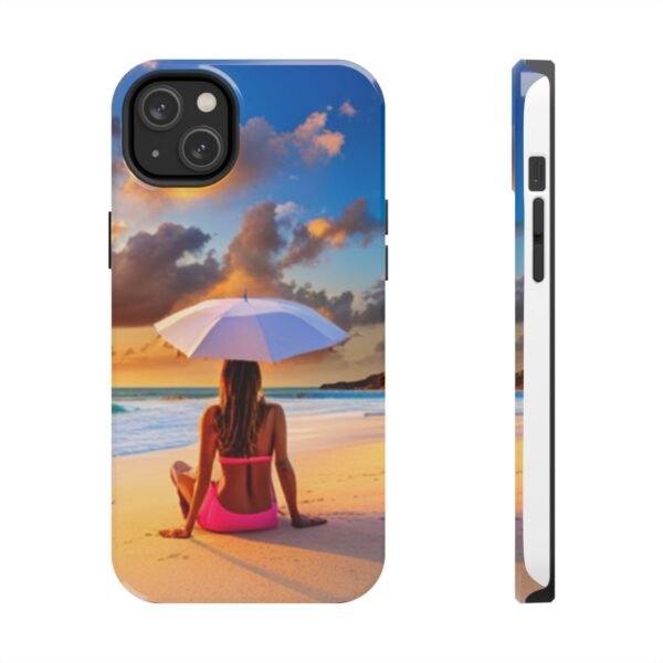 Beautiful Lady On The Beach Tough Phone Cases - Image 30