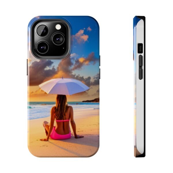 Beautiful Lady On The Beach Tough Phone Cases - Image 25