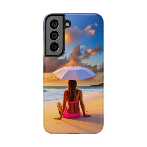 Beautiful Lady On The Beach Tough Phone Cases - Image 37