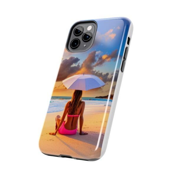 Beautiful Lady On The Beach Tough Phone Cases - Image 13
