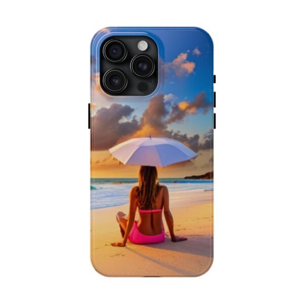 Beautiful Lady On The Beach Tough Phone Cases - Image 34