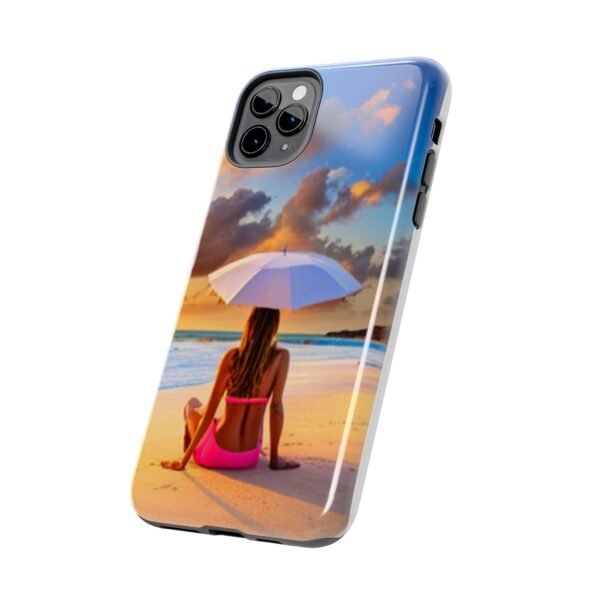 Beautiful Lady On The Beach Tough Phone Cases - Image 16